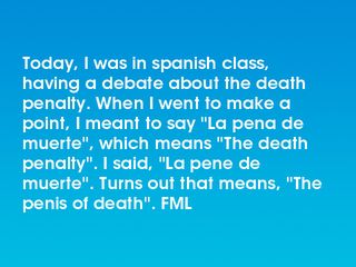 death penalty in spanish