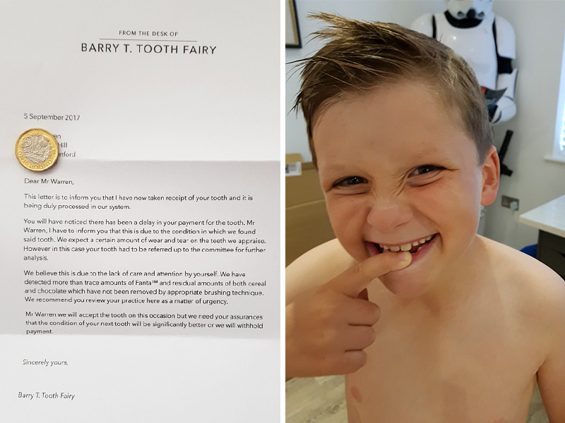 8 Year Old Sam Won T Brush His Teeth So His Parents Send Him This