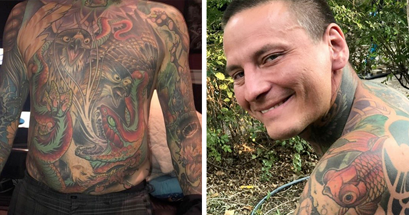 Tattoo Artist's Wife Preserves His Skin After Death FML